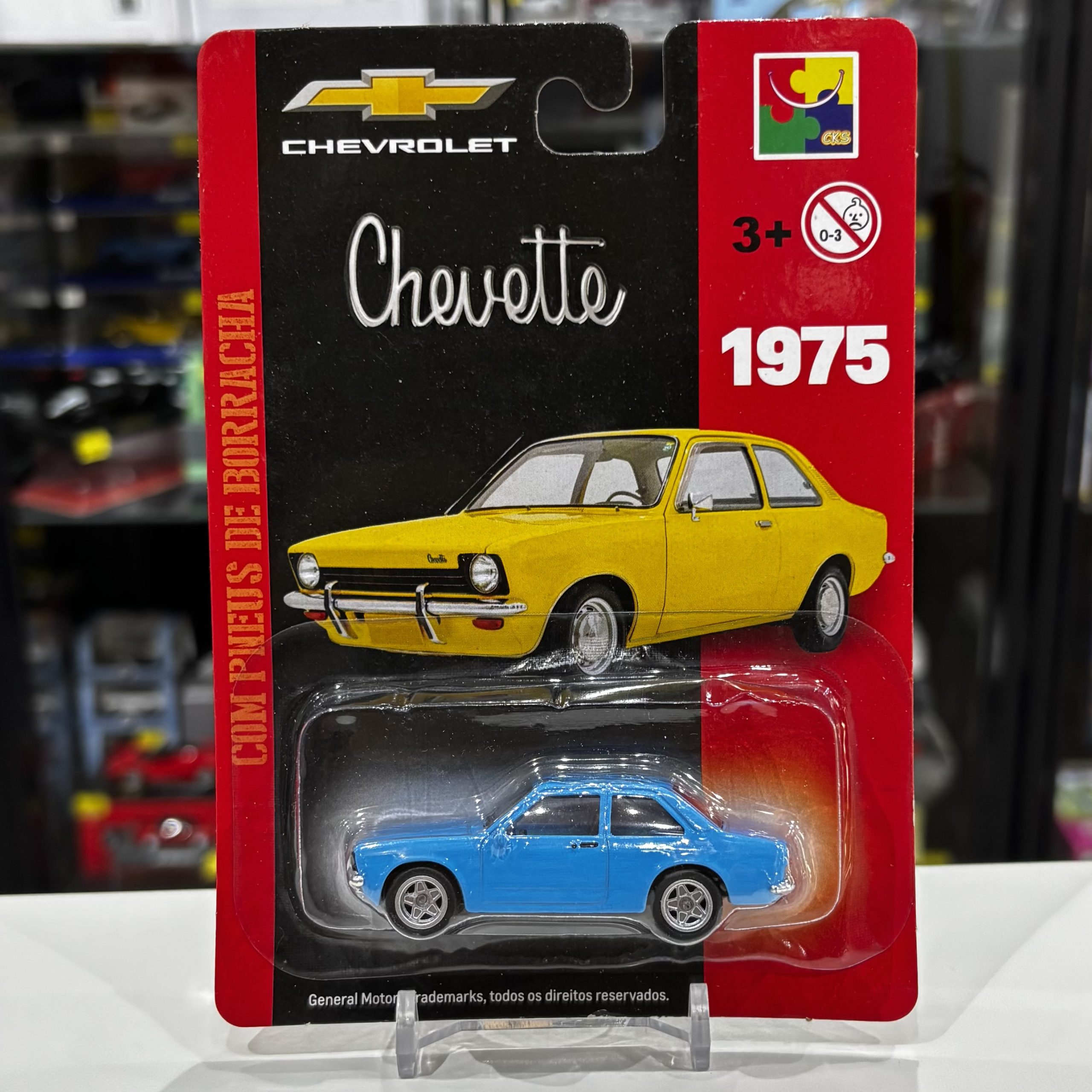 CKS 1975 Chevrolet Chevette light blue with rubber tyres