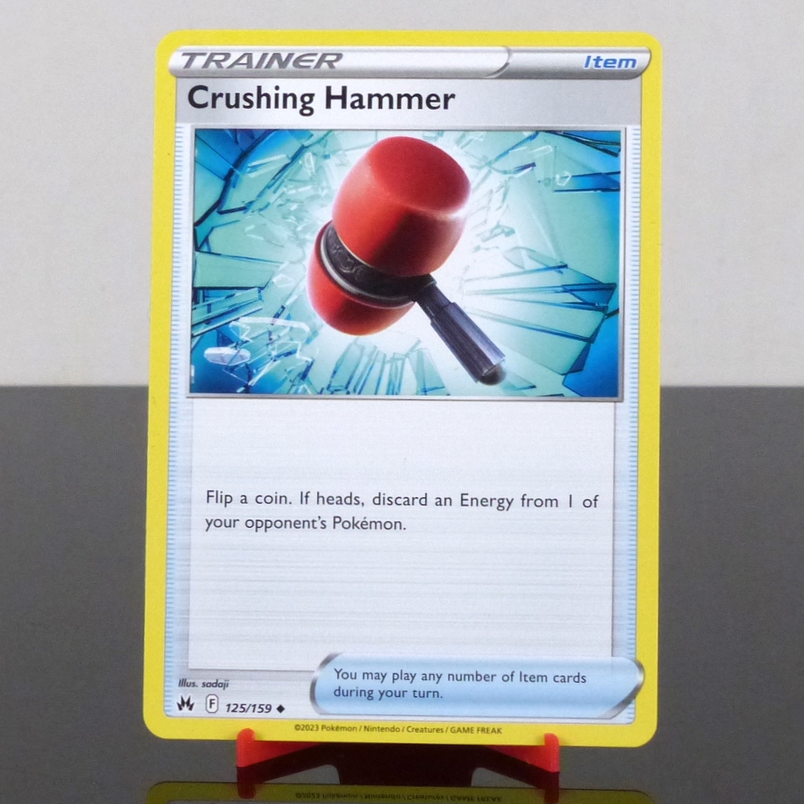 Pokémon 125/159 Crushing Hammer - Crown Zenith - Sword & Shield - 2023