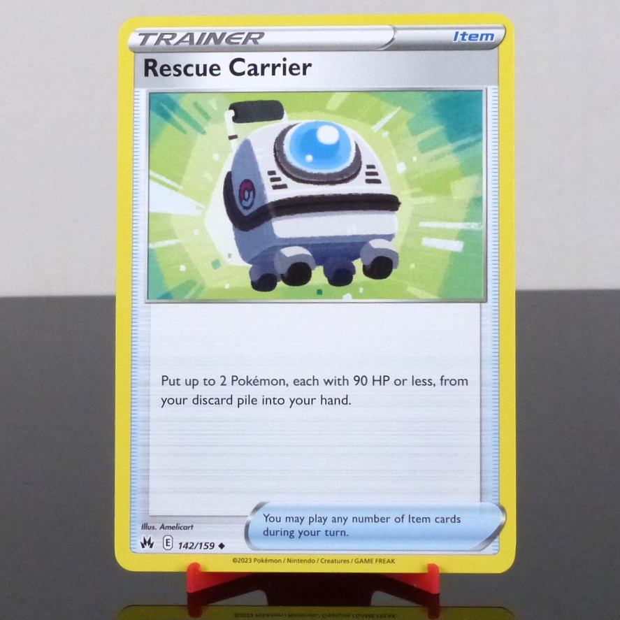 Pokémon 142/159 Rescue Carrier - Crown Zenith - Sword & Shield - 2023
