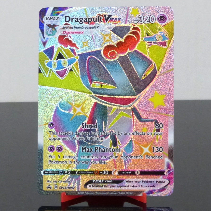 Pokémon SWSH097 Dragapult VMax - Holo - Black Star Promo - Sword & Shield - 2021