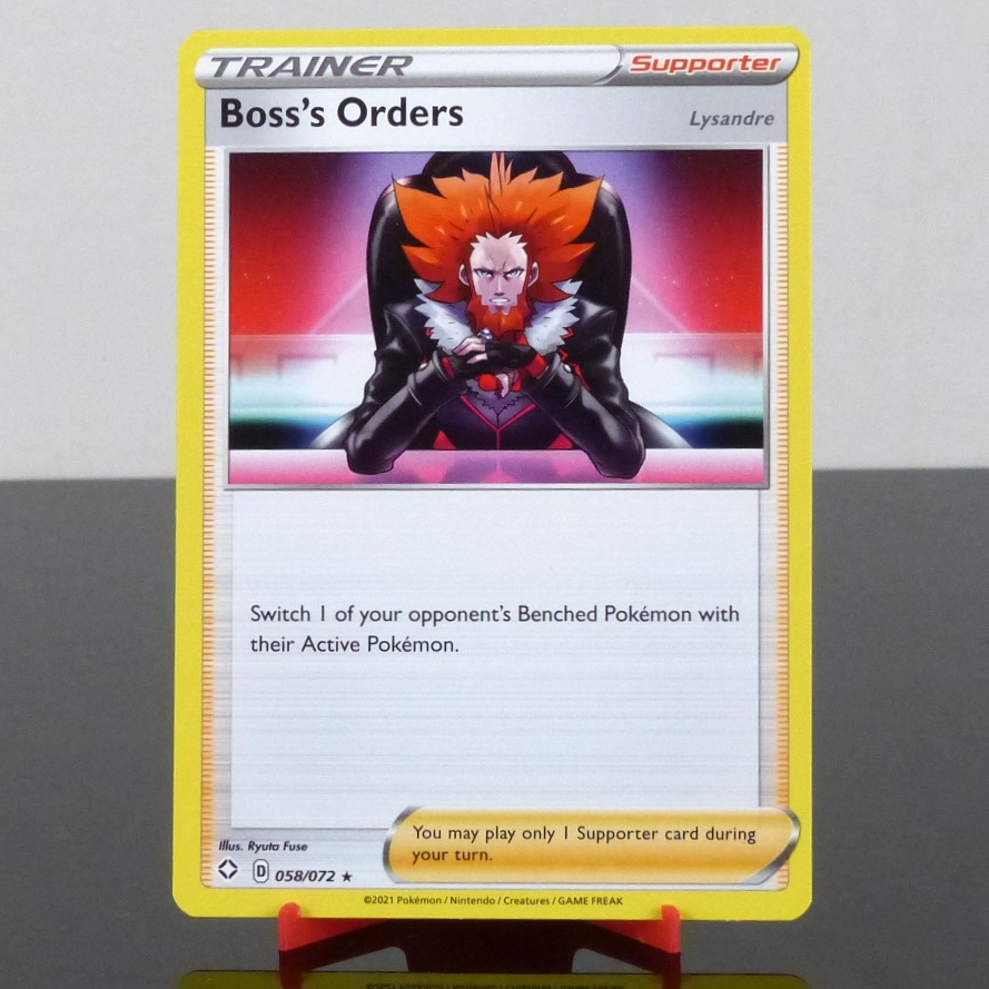 Pokémon 058/072 Boss's Orders - Lysandre - Shining Fates - Sword & Shield - 2021