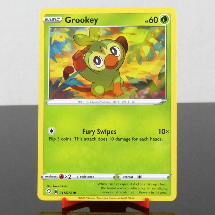 Pokémon 011/072 Grookey - Shining Fates - Sword & Shield - 2021