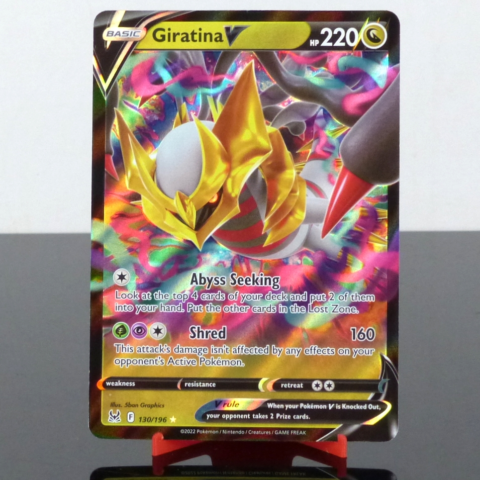 Pokémon 130/196 Giratina V - Holo - Lost Origin - Sword & Shield - 2022