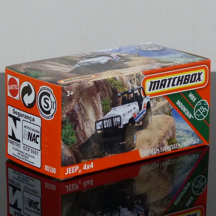 Matchbox 2020 Power Grabs 80/100 Jeep 4x4 white BOXED SEALED