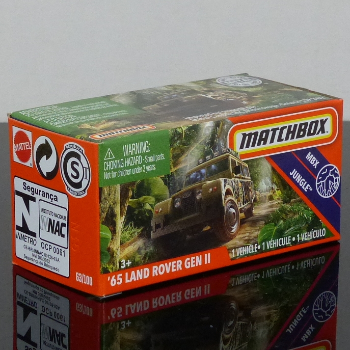 Matchbox 2020 Power Grabs 63/100 65′ Land Rover Gen II BOXED SEALED