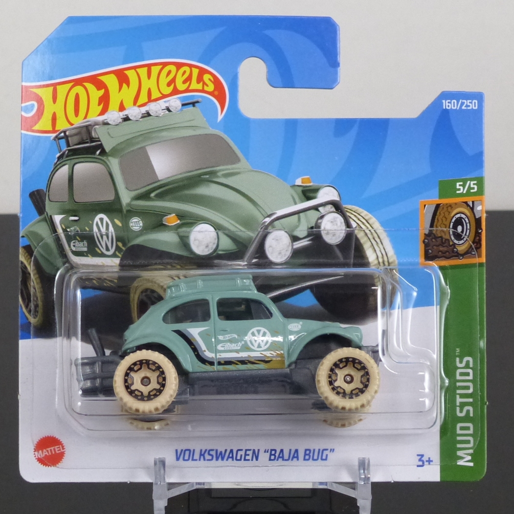 Hot Wheels Mainline 2022 160/250 Volkswagen "Baja Bug" Turquoise SHORT CARD SEALED