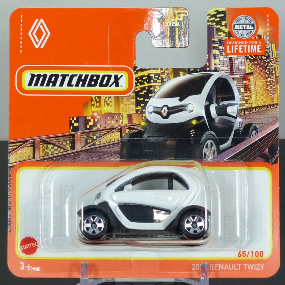 Matchbox Mattel 2024 65/100 2022 Renault Twizy white CARDED SEALED