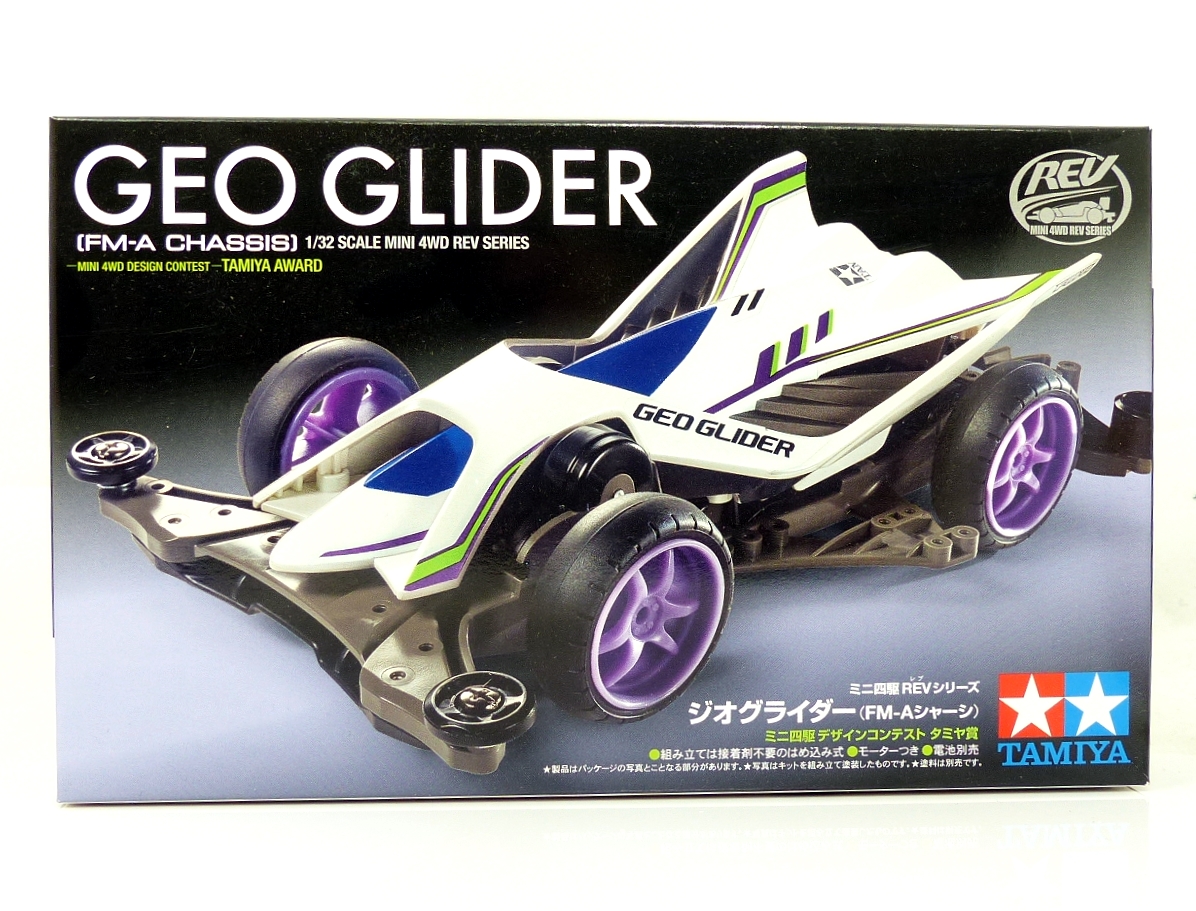 Tamiya 18716 Mini 4WD Rev 1:32 Geo Glider FM-A Chassis