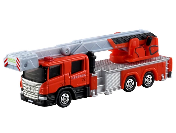 Tomica 145 Scania 30m ladder truck Nagoya City Fire Department BOXED SEALED
