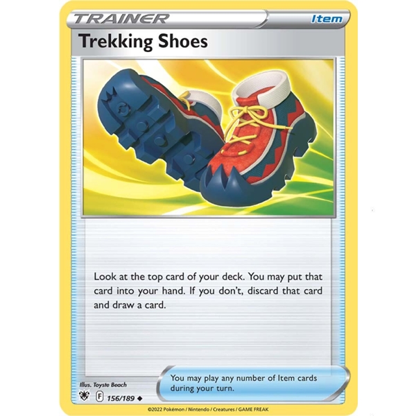 Pokémon 156/189 Trekking Shoes - Trainer Item - Astral Radiance - Sword & Shield - 2022