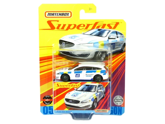 Matchbox 2020 Superfast 05 Volvo V60 Wagon Touring Car