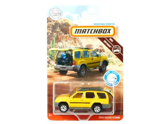 Matchbox Moving Parts ’00 Nissan Exterra yellow