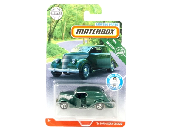 Matchbox Moving Parts ’36 Ford Sedan Custom green