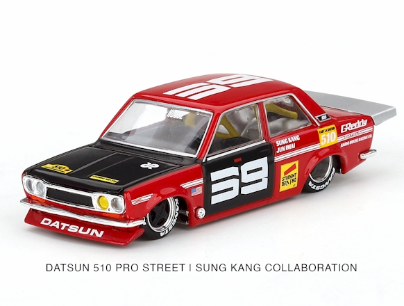 Truescale (TSM) Mini GT KHMG003 Kaido House Datsun 510 Pro Street OG Red (Factory Sealed)