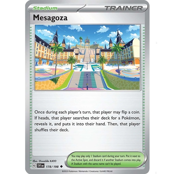 Pokémon 178/198 Mesagoza - Trainer Stadium - Base Set - Scarlet & Violet - 2023