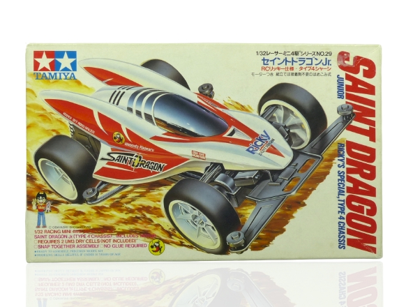 Tamiya 18029 Mini 4WD 1:32 Saint Dragon Ricky's Special Type 4 Chassis - Made in Japan