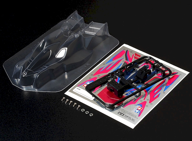Tamiya 95471 Mini 4WD 1:32 Manta Ray Mk II Polycarbonate Clear Body Set