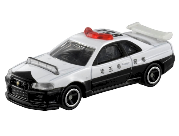 Tomica 001 Nissan Skyline R-34 GT-R Japanese Police car BOXED SEALED