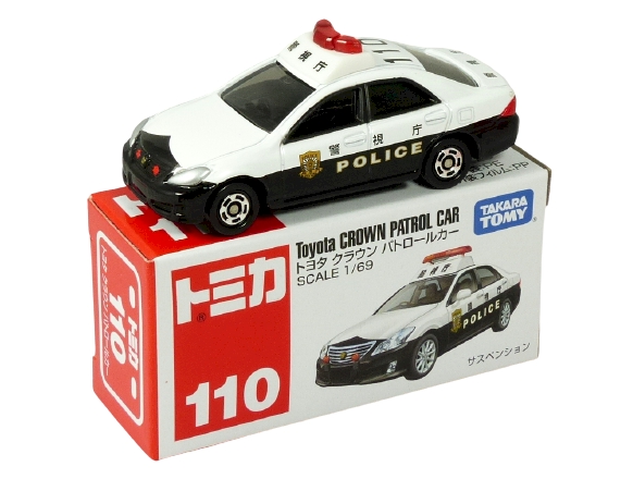 Tomica 110 Toyota Crown Japanese Police Patrol Car BOXED SEALED