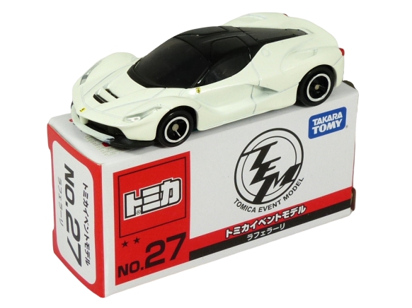 Tomica Event Model TEM No.27 La Ferrari white & black BOXED
